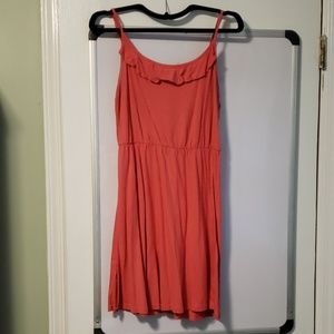 LOFT coral summer dress